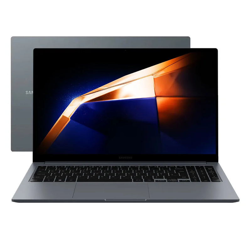 Notebook Samsung Book4 Intel® Core® i3-1315U, 15.6'' FHD, 8GB, 256GB SSD - NP750XGJ-KG5BR Grafite