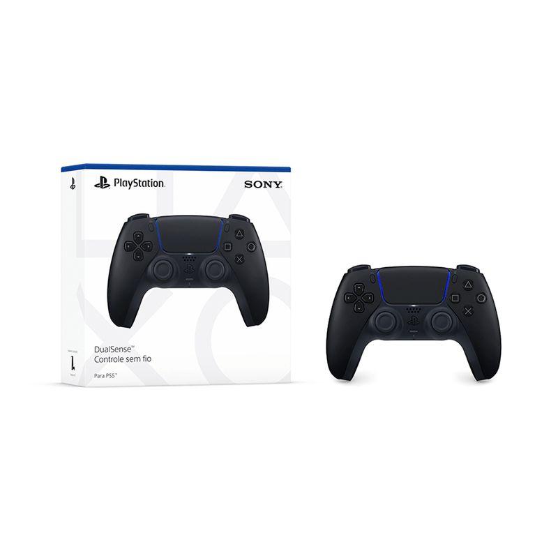 Controle Sem Fio Sony DualSense Para PlayStation 5 Preto