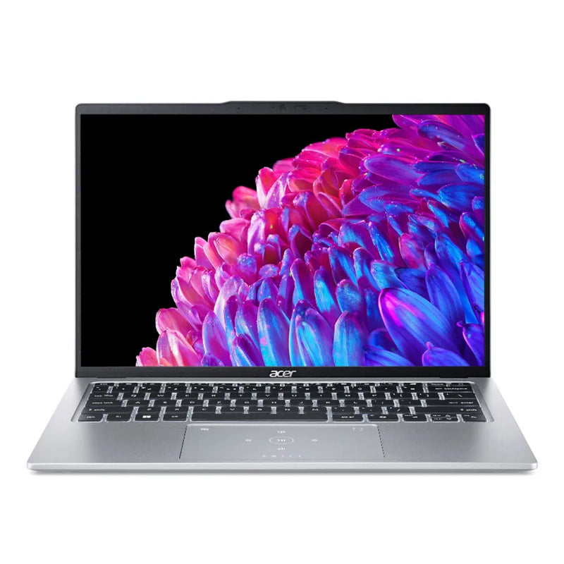 Notebook Acer Swift GO AI PC SFG14-73T-54KB, Intel Core i5 Ultra, 14" FHD 16GB, 512GB SSD Prata