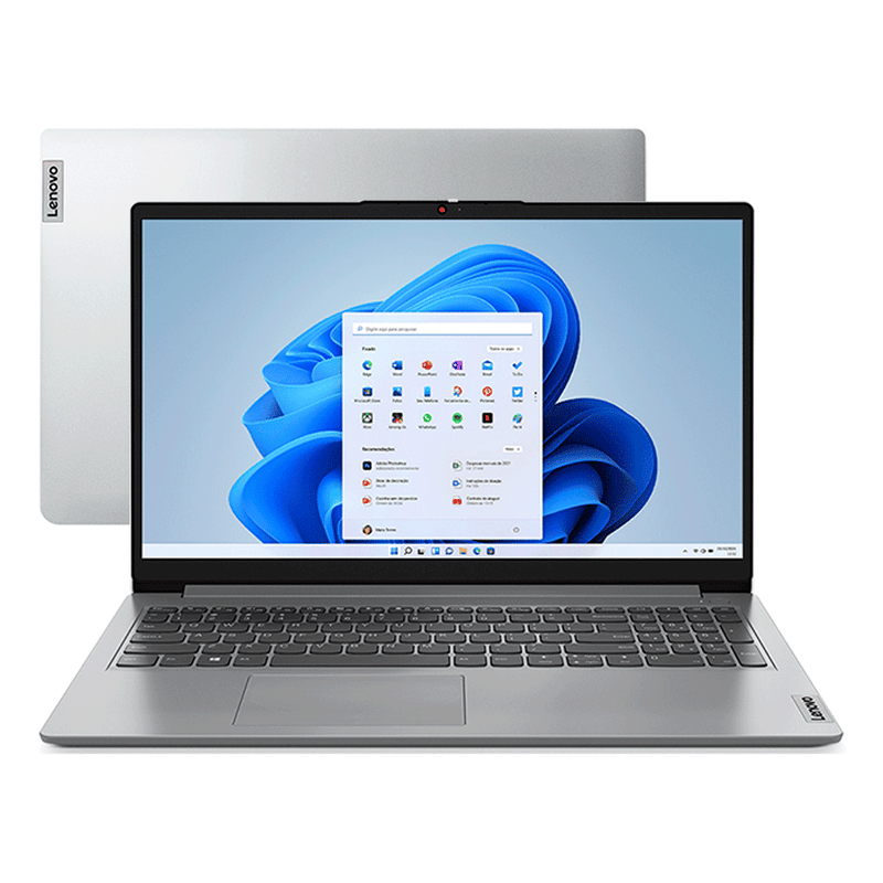 Notebook Lenovo Ultrafino IdeaPad 1i i5-1235U, 15.6" 8GB, 512GB SSD, Intel Iris® Xe, 82VY000QBR Cloud Grey