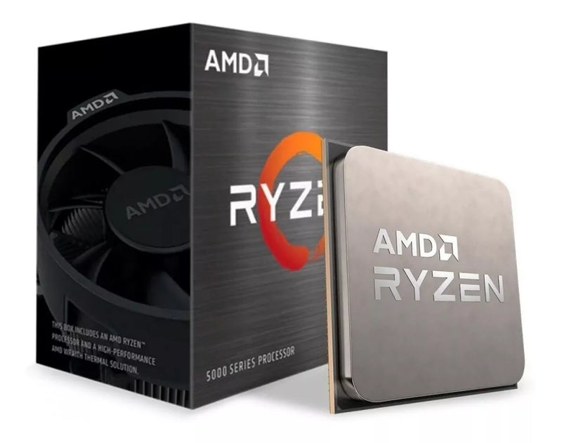 Processador AMD Ryzen 5 5500, 3.6 GHz, (4.2GHz Max Turbo), Cachê 3MB, 6 Núcleos, 12 Threads, Sem Video, AM4 - 100-100000457BOX